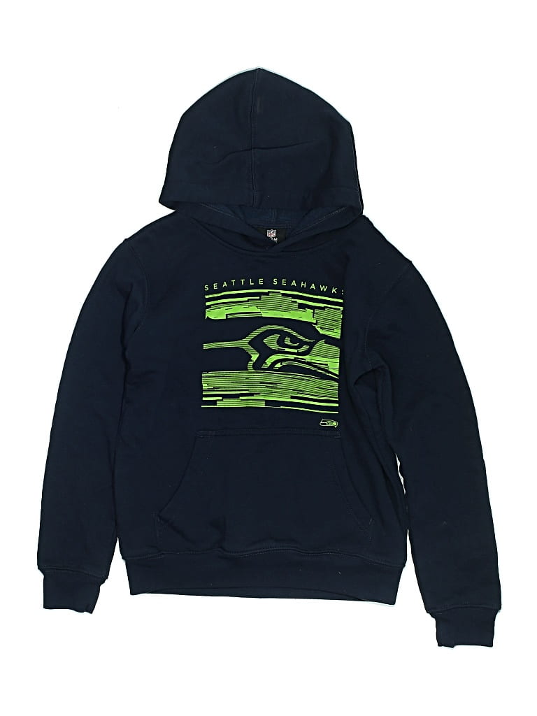 Pre-owned Team Apparel Kids' Zip Up Hoodie In Blue