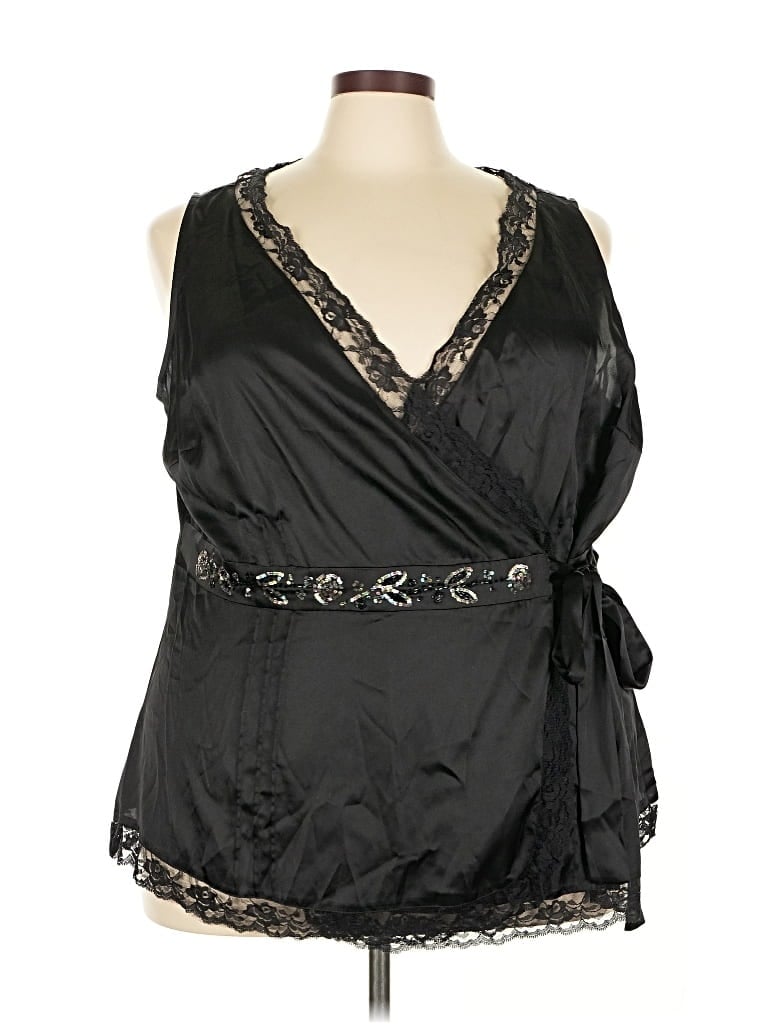 LANE BRYANT Pre-owned Sleeveless Blouse In Black