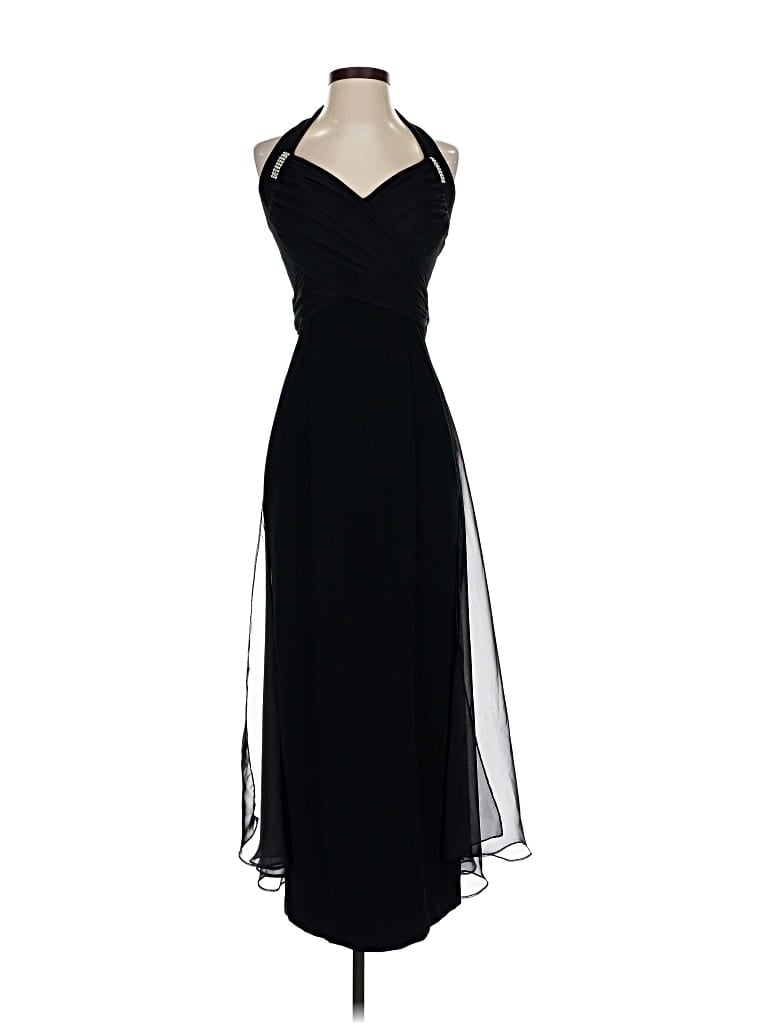 Pre-owned Alex Evenings Cocktail Dress In Black