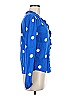 Unbranded 100% Viscose Polka Dots Blue Long Sleeve Blouse Size XS - photo 4