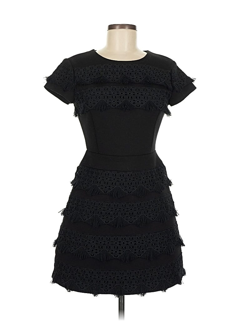 Pre-owned Maje Cocktail Dress In Black
