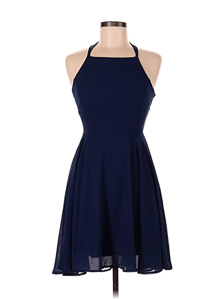 Pre-owned Lulus Cocktail Dress In Blue