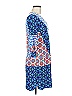 Donna Morgan Print Blue Casual Dress Size 6 (petite) - photo 4