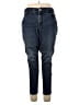 Elle Solid Blue Jeans Size 16 - photo 1