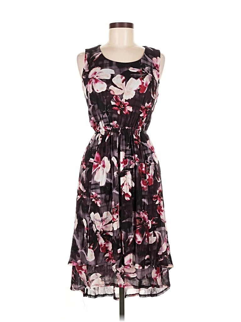 Pre-owned Simply Vera Vera Wang Casual Dress In Black