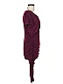 Assorted Brands Solid Burgundy Casual Dress Size M - photo 4