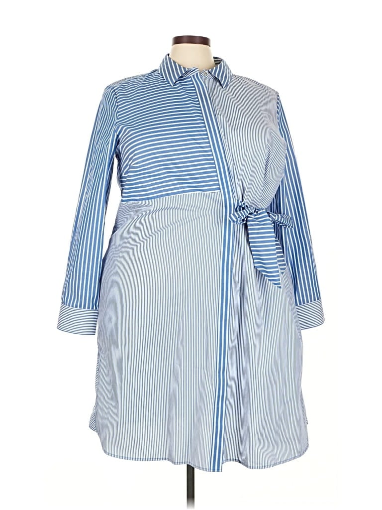 Foxcroft Casual Dress In Blue