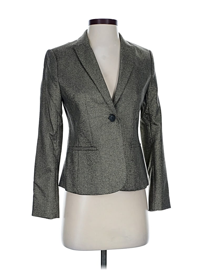Pre-owned Banana Republic Blazer Jacket In Gray
