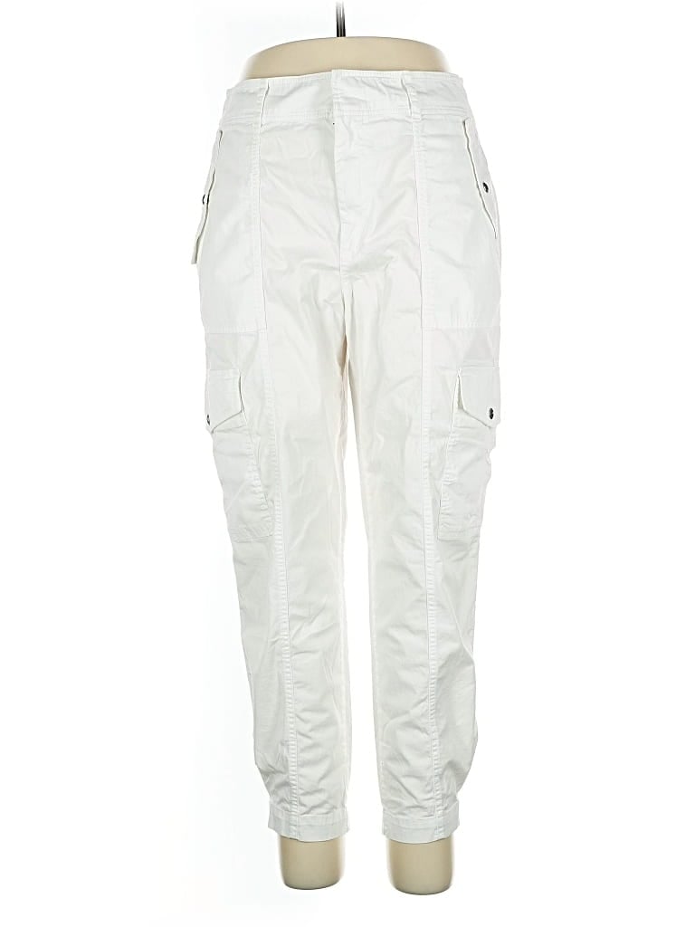 Pre-owned Polo Ralph Lauren Cargo Pants In White