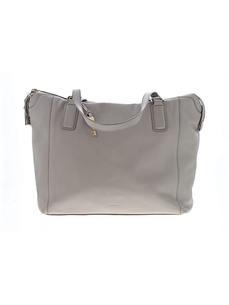 Pre-owned Fossil Leather Tote Bag In Brown