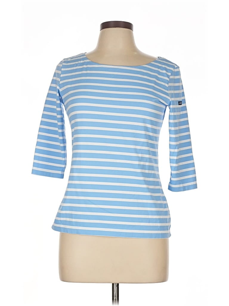 Pre-owned Saint James 3/4 Sleeve T-shirt In Blue