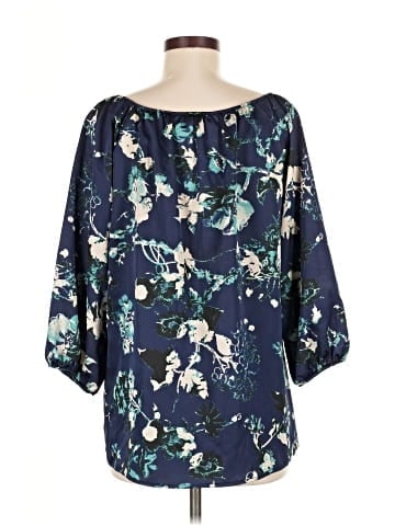 Blue Rain 3/4 Sleeve Blouse (view 2)