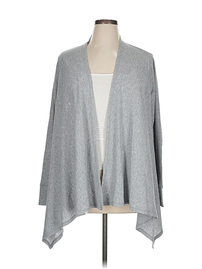 Pre-owned Talbots Cardigan Sweater In Gray