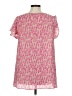 Buddy Love Pink Short Sleeve Blouse Size M - photo 2