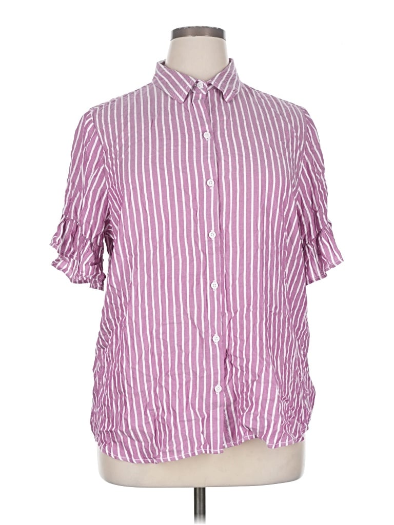 Beachlunchlounge Short Sleeve Blouse In Pink