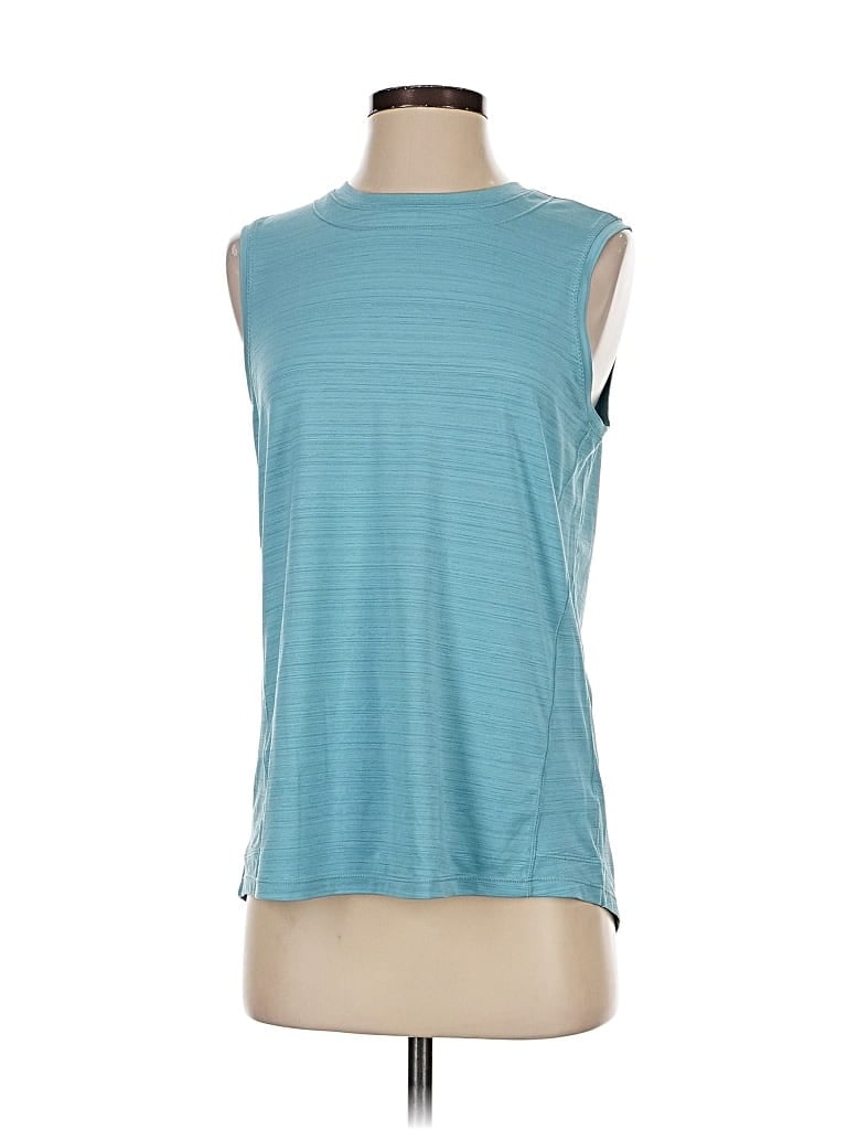 Pre-owned Athleta Sleeveless T-shirt In Blue