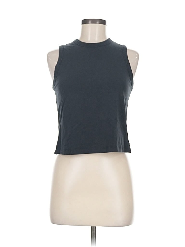 Pre-owned Lululemon Athletica Sleeveless T-shirt In Black