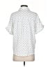 7 For All Mankind Polka Dots White Short Sleeve Blouse Size XS - photo 2