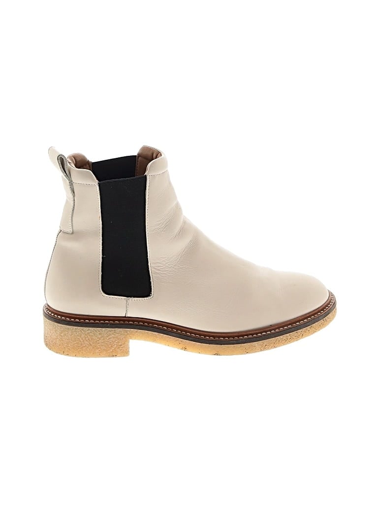 Pre-owned Everlane Ankle Boots In White