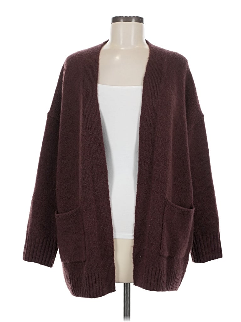 Pre-owned Old Navy Cardigan Sweater In Burgundy