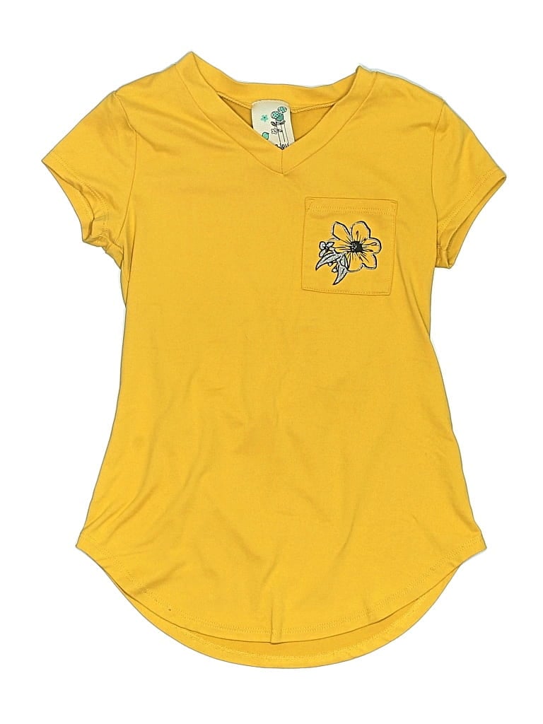 Pre-owned Lily Bleu Kids' Short Sleeve T-shirt In Yellow