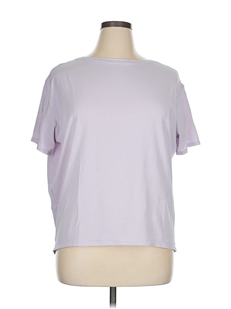 LULULEMON ATHLETICA Pre-owned Short Sleeve T-shirt In Purple