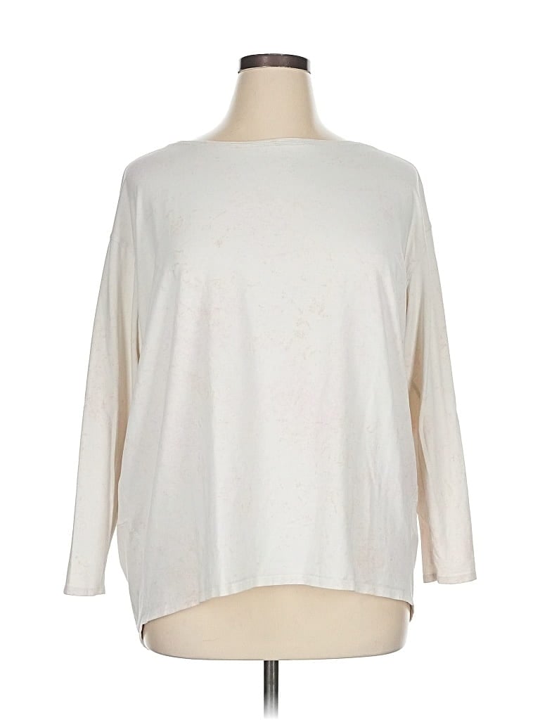 LULULEMON ATHLETICA Pre-owned 3/4 Sleeve T-shirt In White