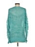 Not Shy Teal Pullover Sweater Size S - photo 2