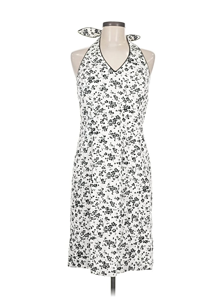 Pre-owned Ann Taylor Casual Dress In White