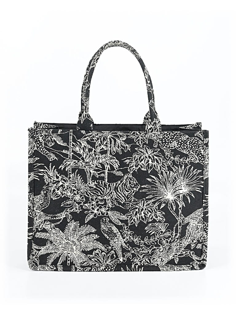 Pre-owned H&m Tote Bag In Black