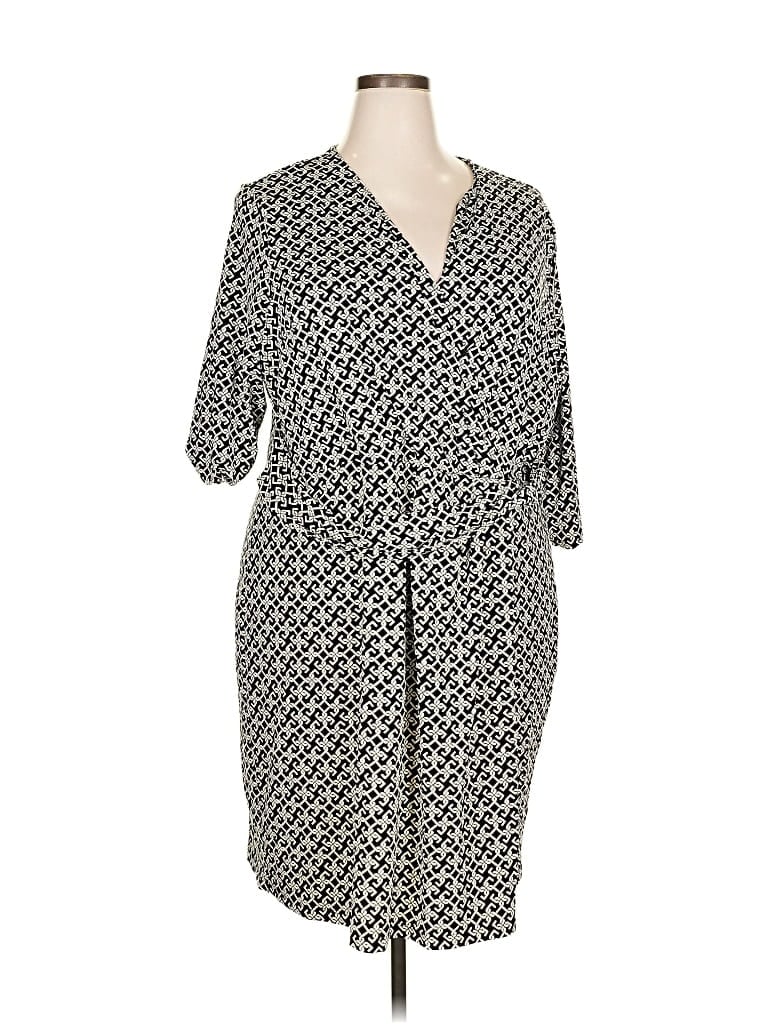 Pre-owned Talbots Casual Dress In Gray