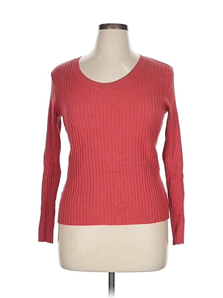 Pre-owned Merona Pullover Sweater In Red