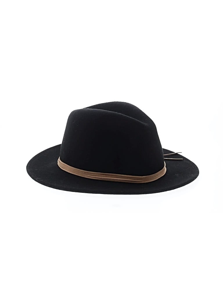 Pre-owned Anna & Ava Fedora In Black