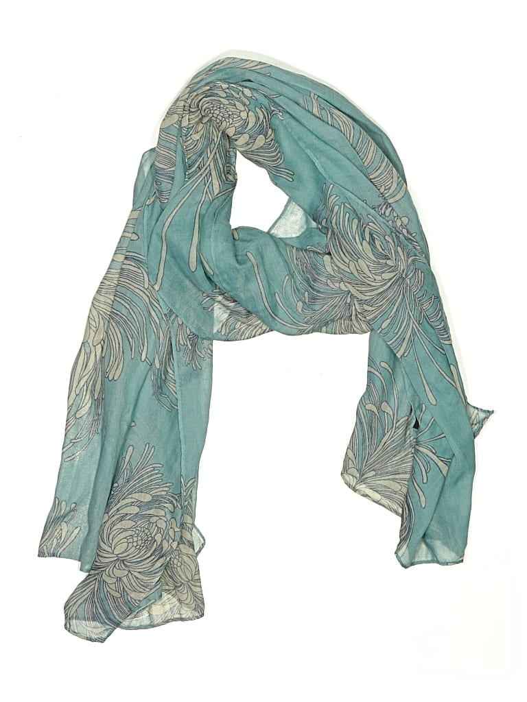 Pre-owned Unbranded Scarf In Blue