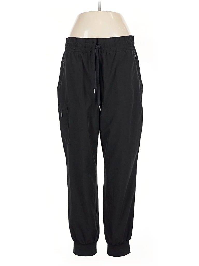 Pre-owned Zenergy By Chico's Track Pants In Black