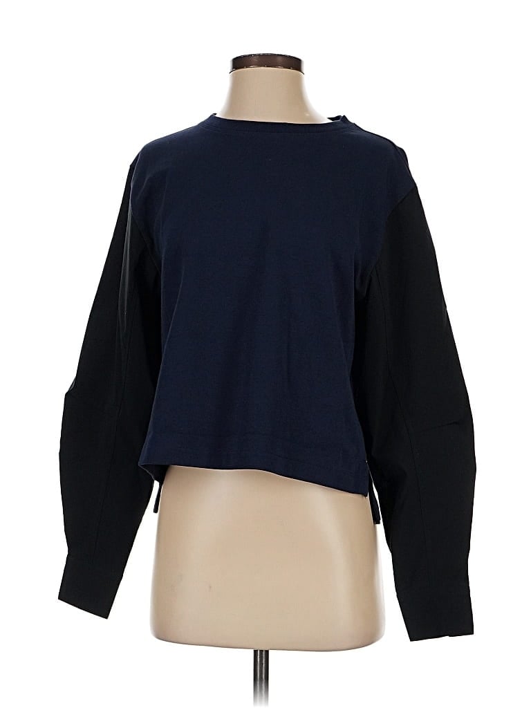 Pre-owned Athleta Long Sleeve T-shirt In Blue