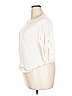 Unbranded Ivory 3/4 Sleeve Top Size 18 - photo 5