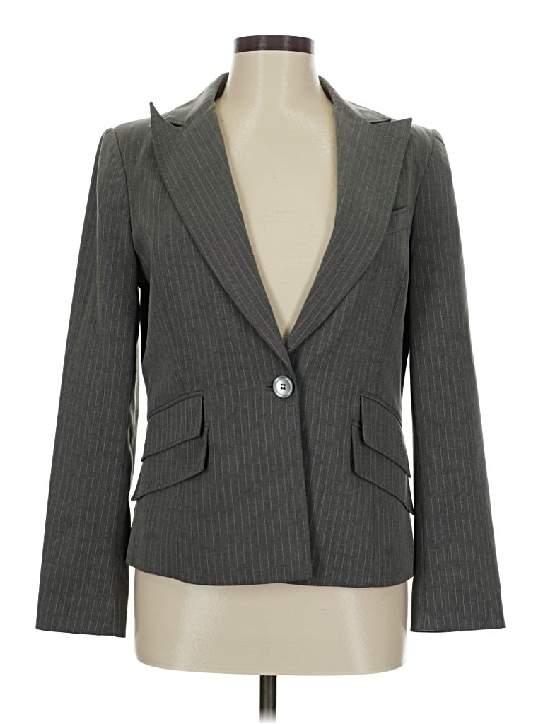 Pre-owned Calvin Klein Blazer Jacket In Gray
