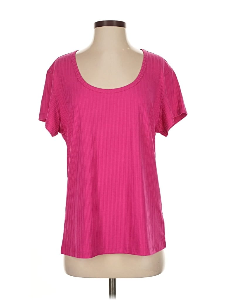 Lesley Evers Short Sleeve T-shirt In Pink