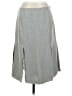 Magaschoni Chevron-herringbone Gray Wool Skirt Size 4 - photo 1