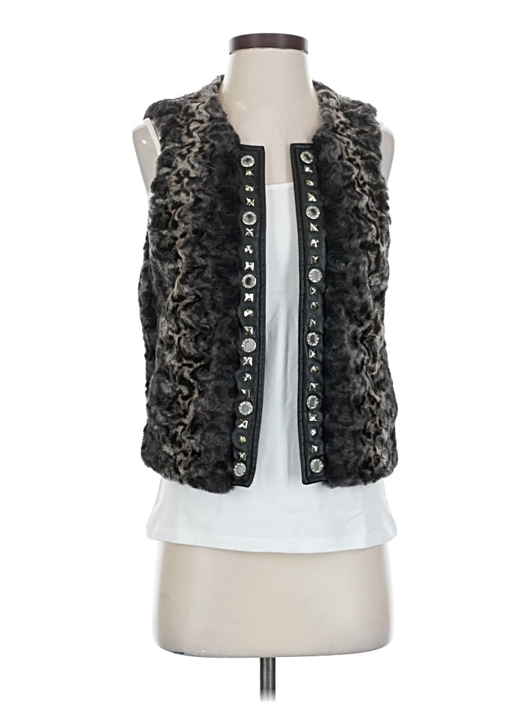 Pre-owned Caché Vest In Gray