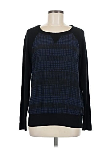 Michael Stars Long Sleeve Silk Top (view 1)