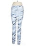 WITH Wear it to Heart Print Blue Active Pants Size L - photo 1