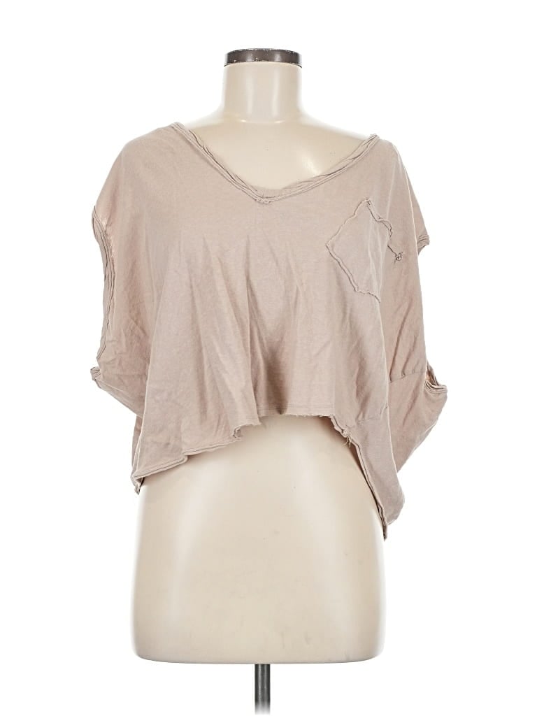 Pre-owned Mustard Seed Short Sleeve T-shirt In Brown