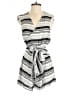 Finders 100% Polyester Stripes Gray White Romper Size XS - photo 1