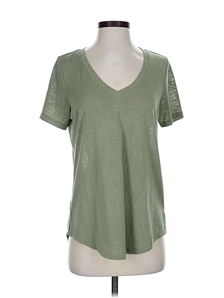 Pre-owned Athleta Short Sleeve T-shirt In Green