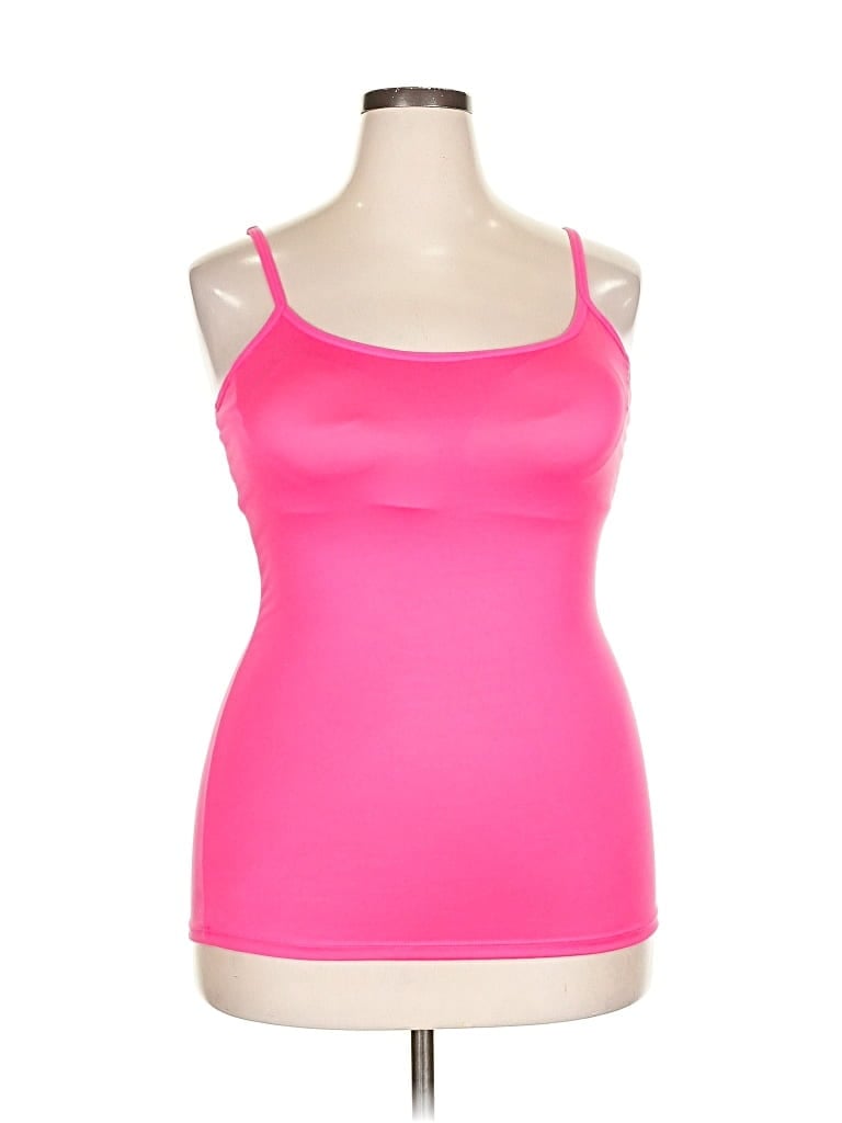 Pre-owned Unbranded Tank Top Pink Strapless Neckline Tops