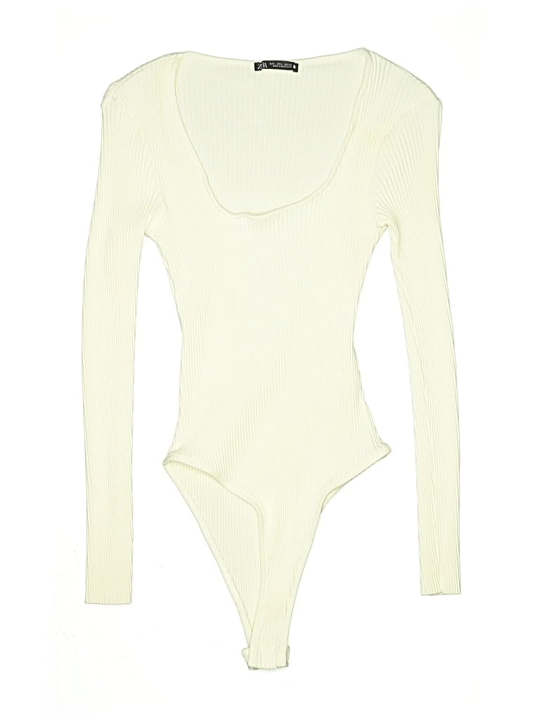Pre-owned Zara Bodysuit In White