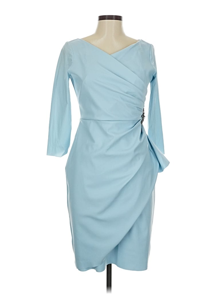 Pre-owned Alex Evenings Cocktail Dress In Blue