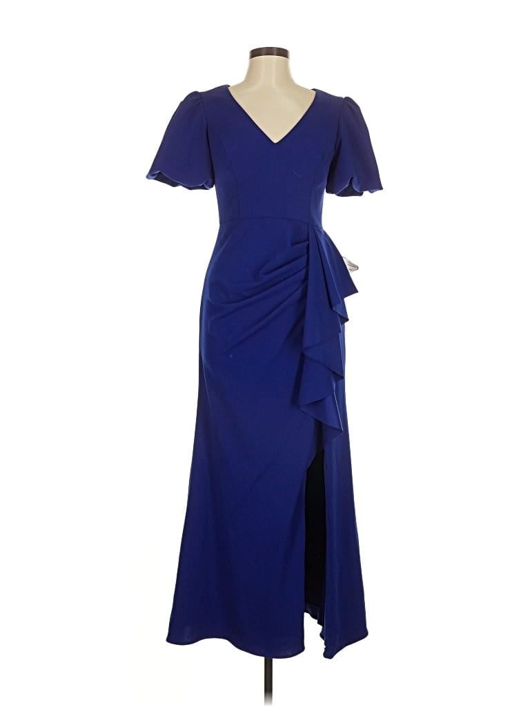 Xscape Cocktail Dress In Blue